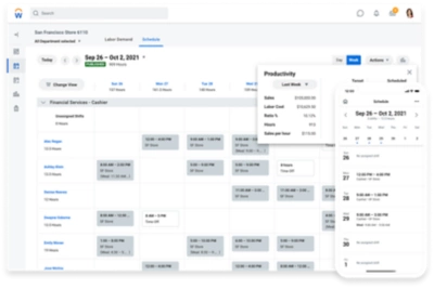 Workforce management screenshot